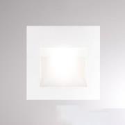 LED-Wandeinbauleuchte Pan, weiß