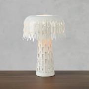 Tischleuchte Verbera, weiß, Höhe 38 cm, Metall