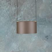 PURE LED-Pendellampe Clipse, bronzefarben Ø 20 cm CCT, 2-flg