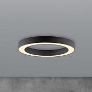 PURE LED-Deckenlampe Lines, Ø 35 cm, graphit, CCT, Remote