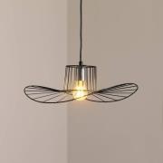 Hängeleuchte Tel, schwarz, Ø 50 cm, Metall