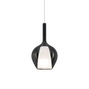 Ideal Lux Pendellampe Kalique 1, rauchgrau, Ø 18 cm