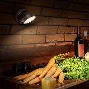 OSRAM LED-Akku-Wandleuchte NIGHTLUX ROUND, schwarz, touchdim