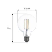 LUUMR Smart LED E27 G95 7W ZigBee Tuya Hue 2er-Set