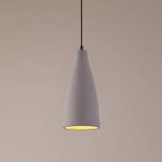 Lindby Pendellampe Sanne, grau, Beton, Ø 15 cm, E27