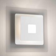 LED-Wandleuchte Hennes, Breite 18 cm, weiß