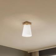 Envostar Risco Deckenlampe 1-flg. Stoffschirm weiß