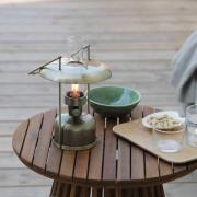 Markslöjd LED-Akkutischleuchte Fanos, messing, dimmbar, IP44