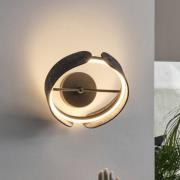 OSRAM LED-Wandlampe Decor Curve Felt, grau, Filz, 3.000 K