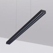 Arcchio LED-Büropendellampe Jolinda, schwarz, 118cm, up/down