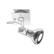 MARSET Wandstrahler Atlas, 3.000 K, Ø 11 cm, transparent