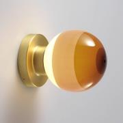 MARSET LED-Wandlampe Dipping Light A2, creme/messing