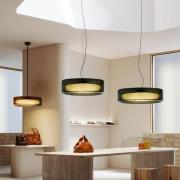 MARSET LED-Hängelampe Ringo, Ø 70 cm, rauchgrau dunkel