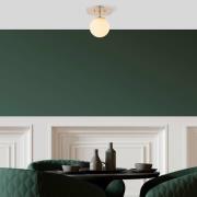 Deckenleuchte Well, goldfarben, Glas, Ø 20 cm, E14