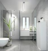 Helestra LED-Spiegelleuchte LOOM 2, Länge 120 cm, IP44, CCT