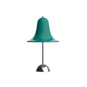 Verpan LED-Akku-Tischleuchte Pantop, dunkles türkis, IP44