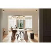 Nuura Wandleuchte Liila 1, Ø 14 cm, IP44, bronze/klar