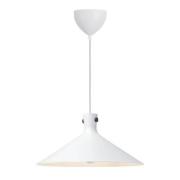 Pendelleuchte Dorina, weiß, Ø 45 cm, Metall