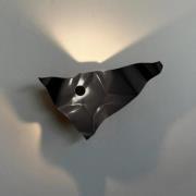 Knikerboker LED-Wandlampe Zona d'ombra, schwarz, 79 cm