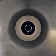 Knikerboker LED-Wandlampe DoppioZero, creme/grau, Ø 30 cm