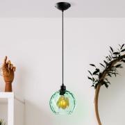 Pendelleuchte Benek, grün, Glas, Ø 20 cm, E27