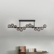 SCHÖNER WOHNEN Deckenleuchte Dubai, Rauchglas, 13-fl., G9