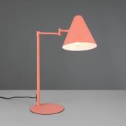 Tischlampe Cosima, apricot, Höhe 50 cm, Metall