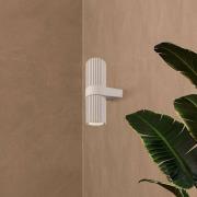 Wandleuchte DYNAMICS, weiß, Höhe 23 cm, Metall, up/down