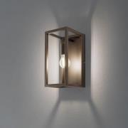 Wandleuchte Frame, titan-goldfarben, Höhe 30 cm, Stahl