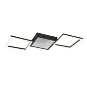 LED-Deckenleuchte Gelo, schwarz, dimmbar, 3000 K, Metall