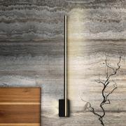 LED-Wandlampe Stick, Höhe 80 cm, schwarz, Metall