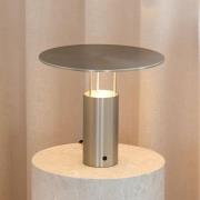 Piet Hein LED-Tischleuchte Tempel280, silber, Höhe 24,5 cm