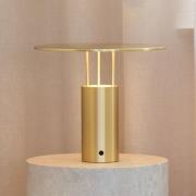 Piet Hein LED-Tischleuchte Tempel280, messing, Höhe 24,5 cm