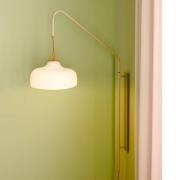 HÜBSCH Wandleuchte Current, sand hell, Ausladung 71 cm