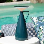 Kartell LED-Akku-Tischleuchte Camomille, petrol, Höhe 24 cm