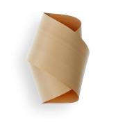 LZF Wandlampe Orbit, buchefarben, Breite 19 cm, Holz