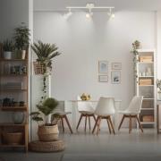 Deckenstrahler Tapp, weiß, Länge 48 cm, 3-flg., Metall, GU10