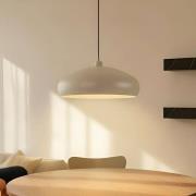 Lindby Hängeleuchte Elover, beige, Ø 45 cm, Eisen