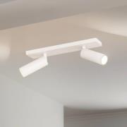 Arcchio Deckenstrahler Brinja Slim, weiß, 2-flg., GU10 MR11