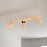 PR Home Tischlampe Liam Sofia Dahlia Brown bunt/messing 55cm