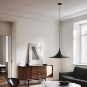 Hängeleuchte Morgana, schwarz/nickel, Metall, Ø 48 cm, E27