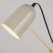 Tischleuchte Nerath, grau, Stahl/Mamor, 32 cm, E14