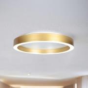 LED-Deckenlampe Ringlux goldfarben, Ø 40 cm, Metall, 2.700 K