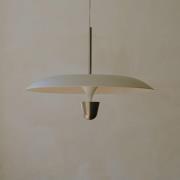 New Works LED-Pendellampe Kantarell, Ø 55 cm, nickel
