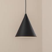 Hängeleuchte Form, schwarz, Metall, Ø 24 cm, Kegel, E27
