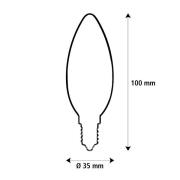 SEGULA LED Elegant Line E14 3W Kerze 2.700 K Filament dim