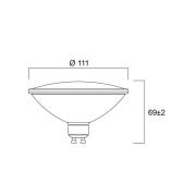 LED-Leuchtmittel RETRO, ES111, GU10 12 W 830 1150 lm dim 25°