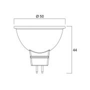 LED-Leuchtmittel SUPERIA RETRO GU5.3 MR16 6,1W 830 621lm dim