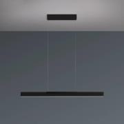 Bopp LED-Hängelampe Nano 2.0, Länge 100 cm, schwarz, Metall