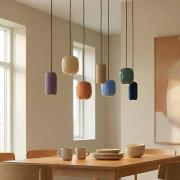 Lucande Hängeleuchte Narion, 7-flammig, bunt, Metall, GU10